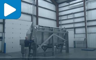 Stainless Steel Container Discharging System with 7500 capacity