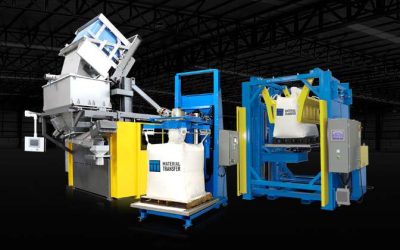 bulk material filler, discharger and conditioner